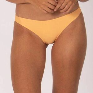 Sisstrevolution Size XS Sadie Nector Yellow Skimpy Bikini Bottom NWOT